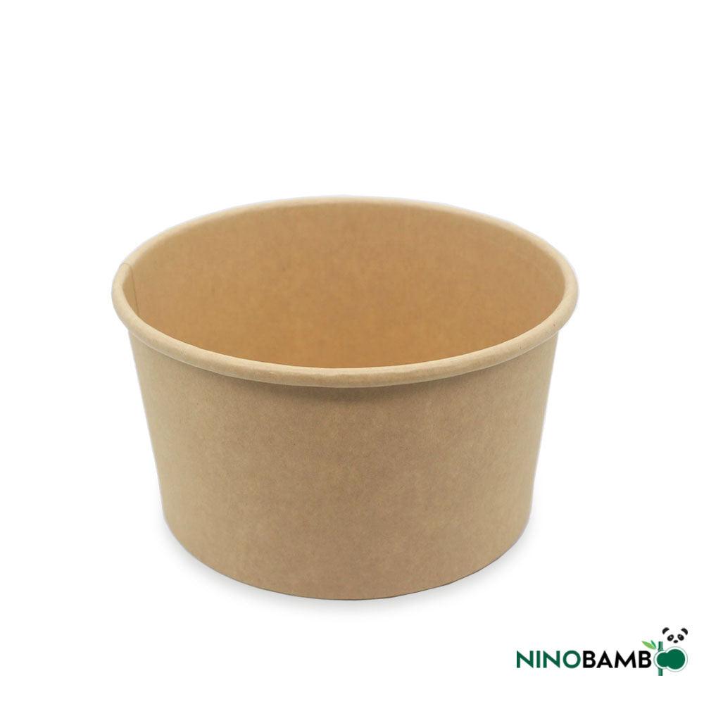 1100ml Kraft Paper Sturdy Bowl with Lid