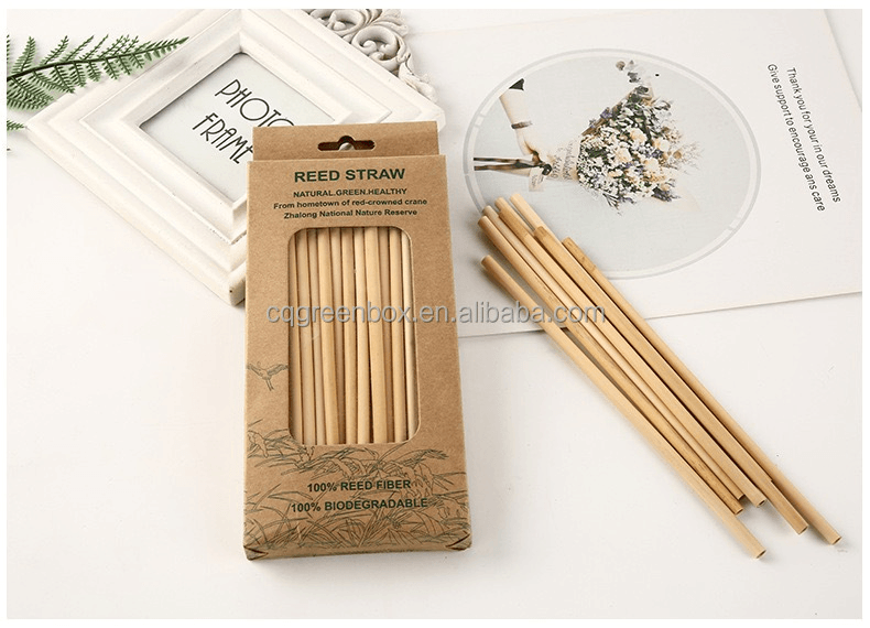 Disposable Reed Drinking Straws for Drinks