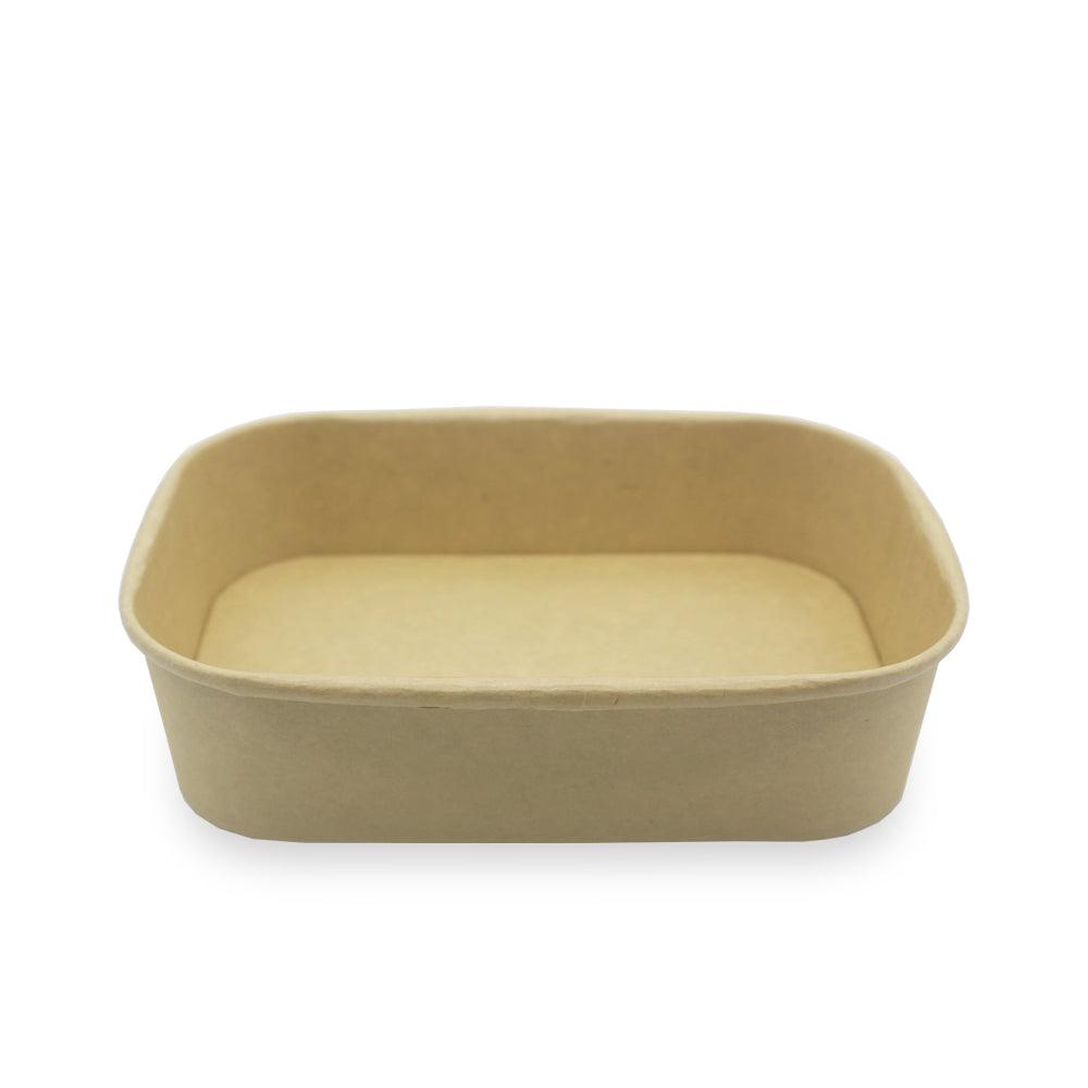 1000ml Kraft Paper Rectangle Box With Lid