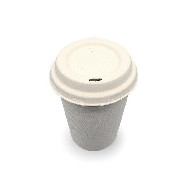 100% Biodegradable Eco-friendly Bagasse Coffee Cup 12oz - ninobamboo