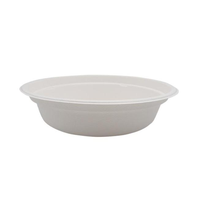 100% Biodegradable Sugarcane Bagasse Round Bowl