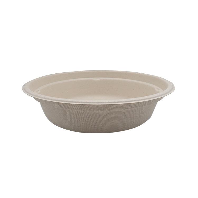 100% Organic Sugarcane Bagasse Round Bowl 24OZ