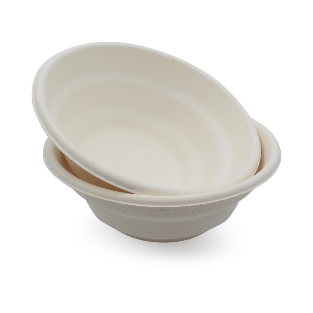 100% Biodegradable Sugarcane Bagasse 32oz Round Bowl