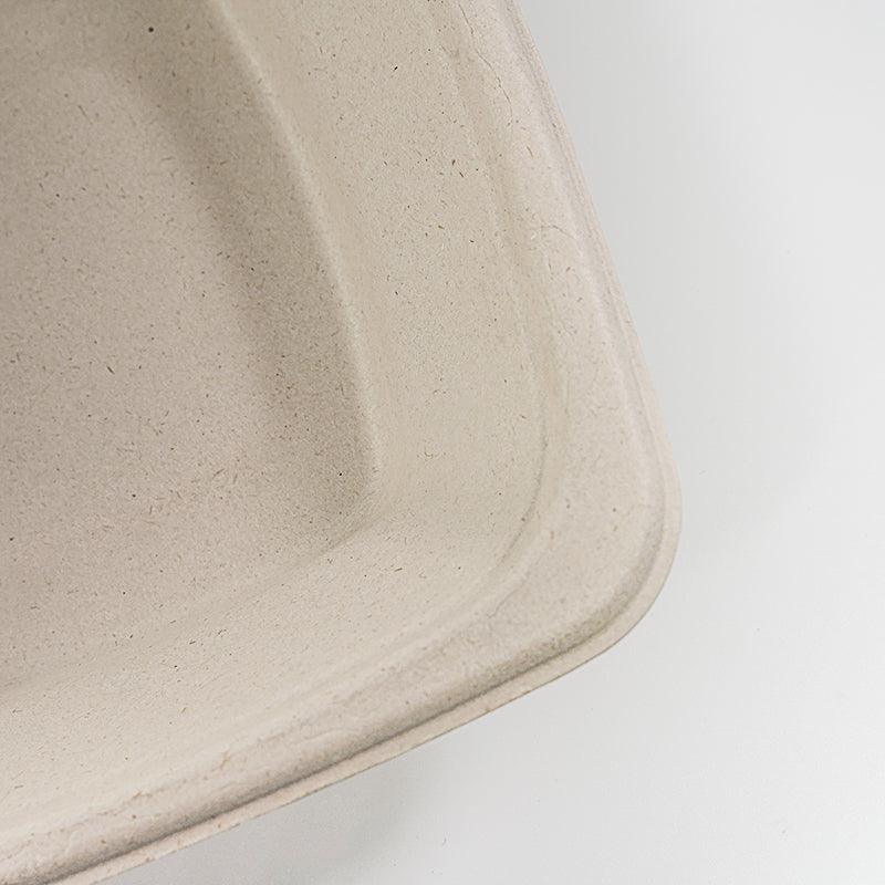 Biodegradable Sugarcane Bagasse Disposable 24oz Square Bowl