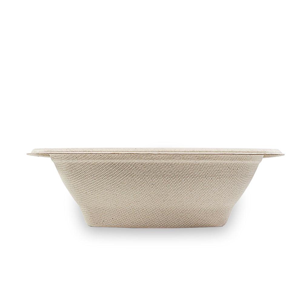 Biodegradable Sugarcane Bagasse 32oz Square Bowl