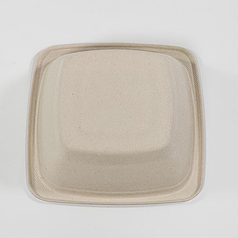 Biodegradable Sugarcane Bagasse 32oz Square Bowl
