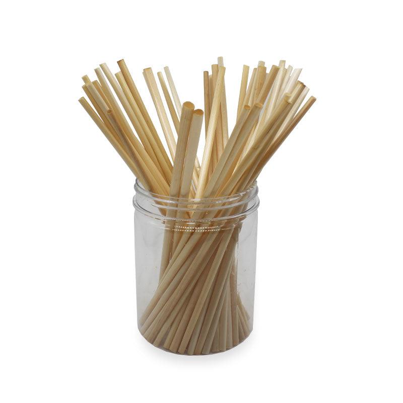 Basic Nature 8.3 inch Disposable Straws, 2000 Sustainable Straws - Sturdy, Won't Alter Flavors, Brown PLA / Coffee Ground Straws, for Hot and Cold