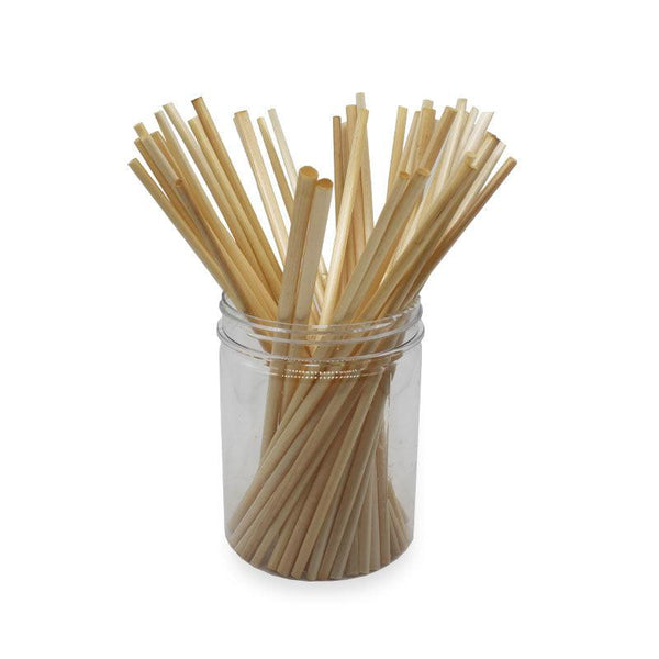 Disposable and reusable straws (rice, reed and bamboo) - Directecogreen