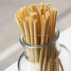 Disposable Wheat Drinking Straws GB-WS001 - ninobamboo