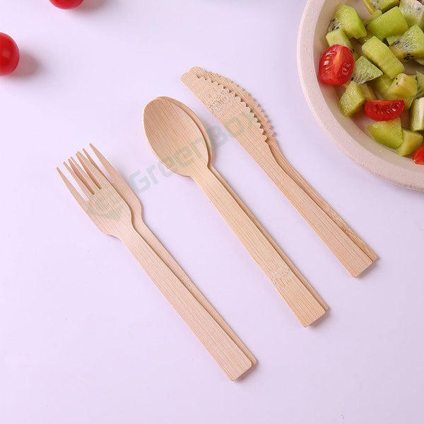 Eco Biodegradable Bamboo Cutlery Set - ninobamboo